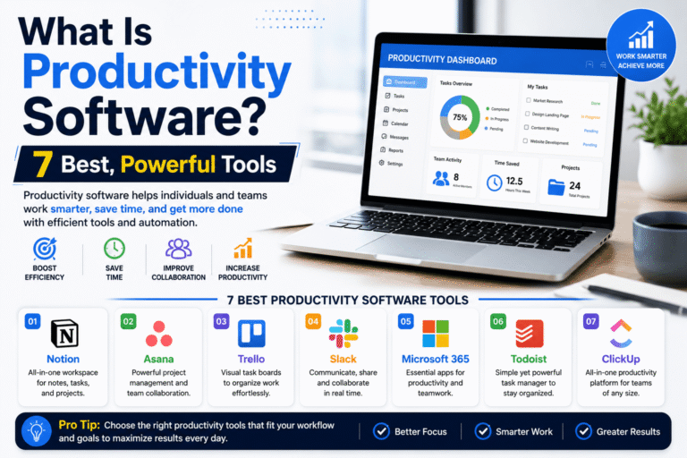 What Is Productivity Software? 7 Best, Powerful Tools