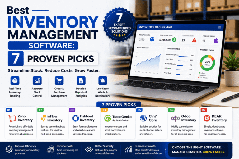 Best Inventory Management Software: 7 Proven Picks