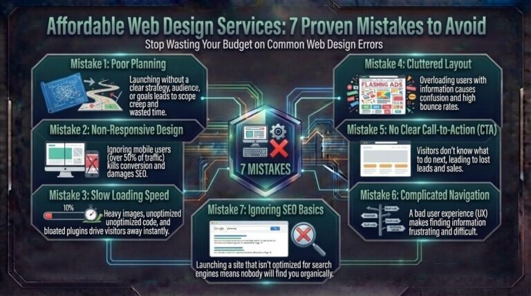 Affordable Web Design Services: 7 Proven Mistakes to Avoid