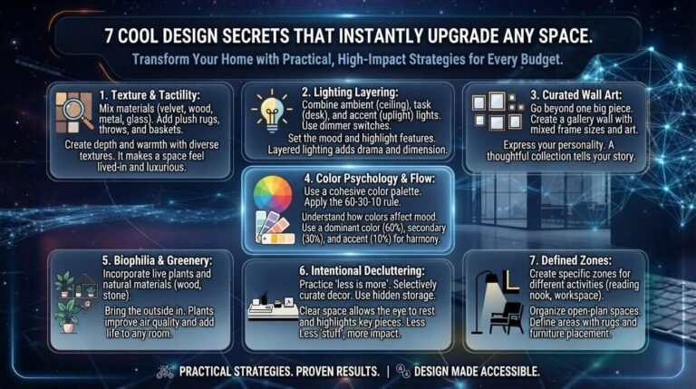 7 Cool Design Secrets That Instantly Upgrade Any Space