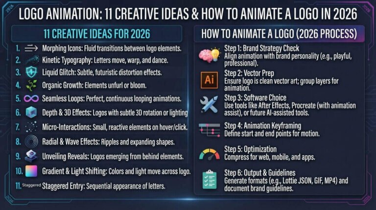 Logo Animation: 11 Creative Ideas & How to Animate a Logo in 2026
