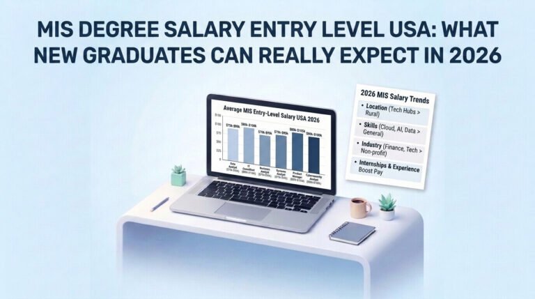 MIS Degree Salary Entry Level USA: What New Graduates Can Really Expect in 2026