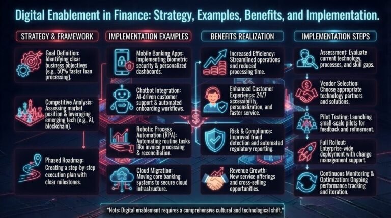 Digital Enablement in Finance:9 Strategy, Examples, Benefits, and Implementation