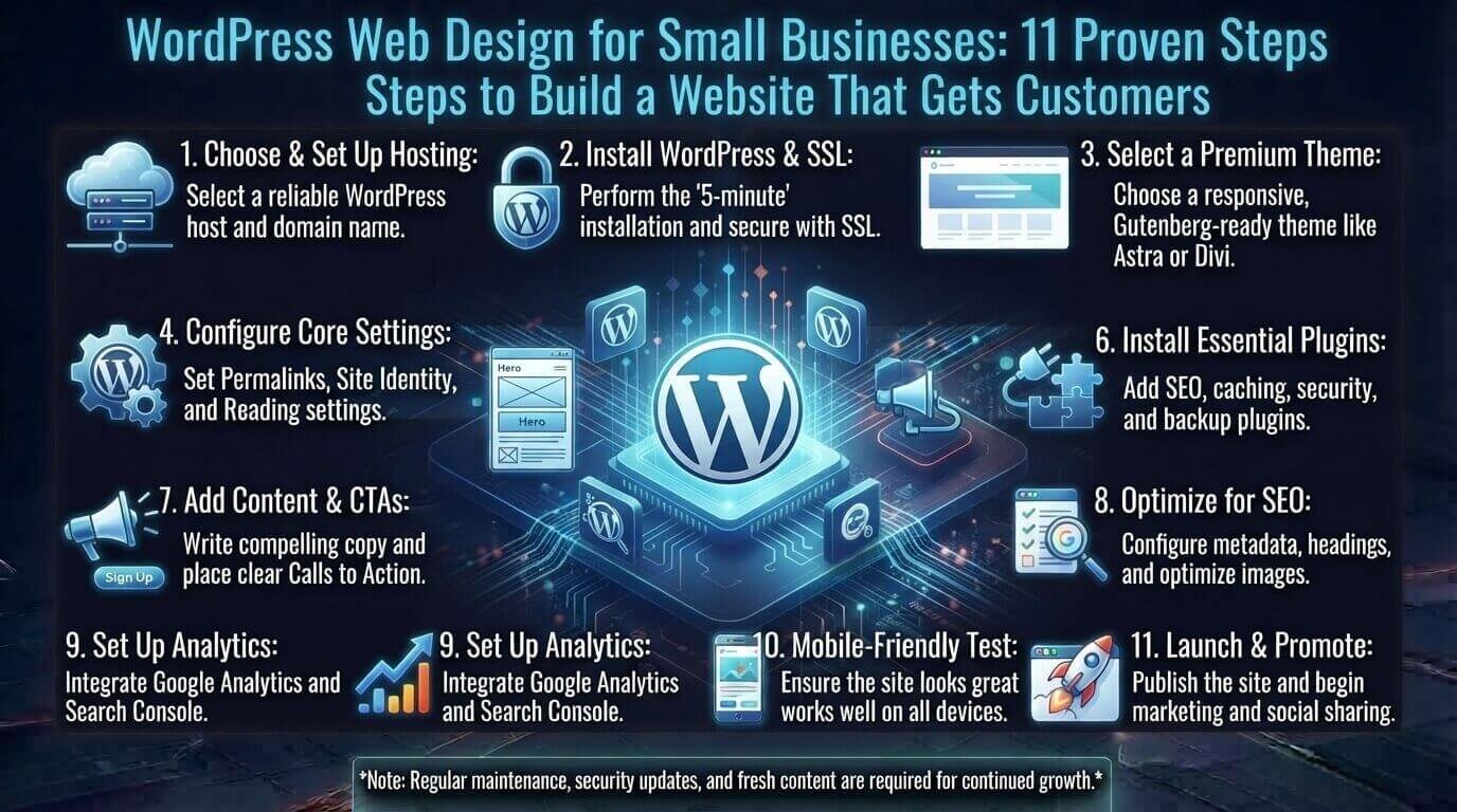 WordPress Web Design for Small Businesses
