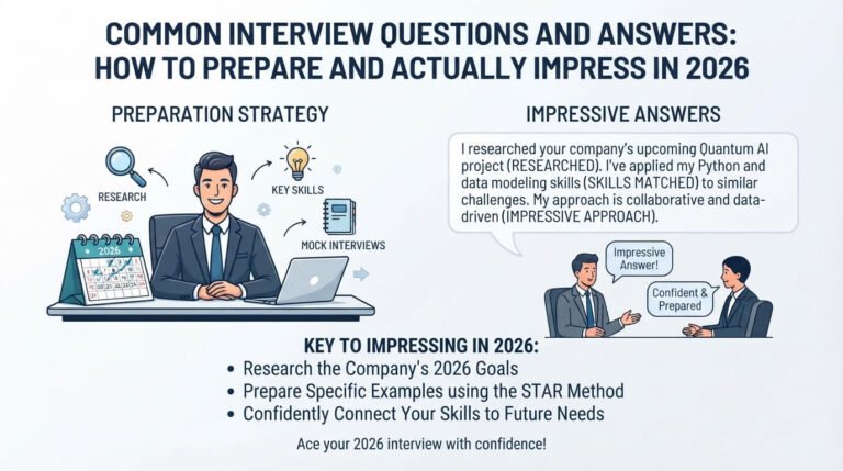 Common Interview Questions and Answers: How to Prepare and Actually Impress in 2026